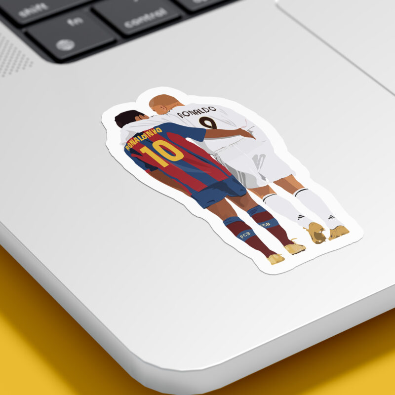 Jogo Bonito 🇧🇷 ⚽ Stickers (Ronaldo + Ronaldinho) - Image 3
