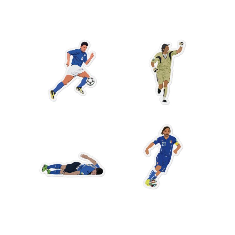 Italian Legends 🇮🇹 ⚽ Stickers (Pirlo, Baggio, Buffon, Pessina) - Image 2